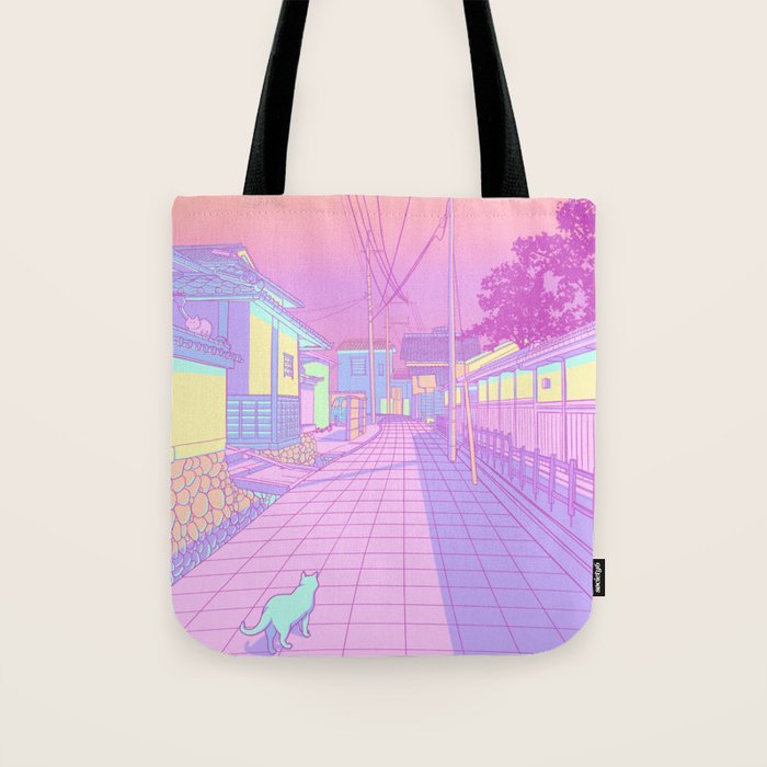 Kyoto Cats Tote Bag Gallery Image 1