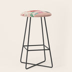 Festive Winter Hut in pink Stool Gallery Image 1