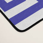 Greek Key (Navy Blue & White Pattern) Desk Mat Gallery Image 4