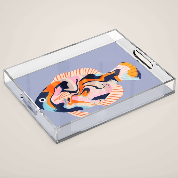 Tropical fish Acrylic Tray Gallery Image 1