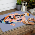 Tropical fish Outdoor Rug Gallery Image 2