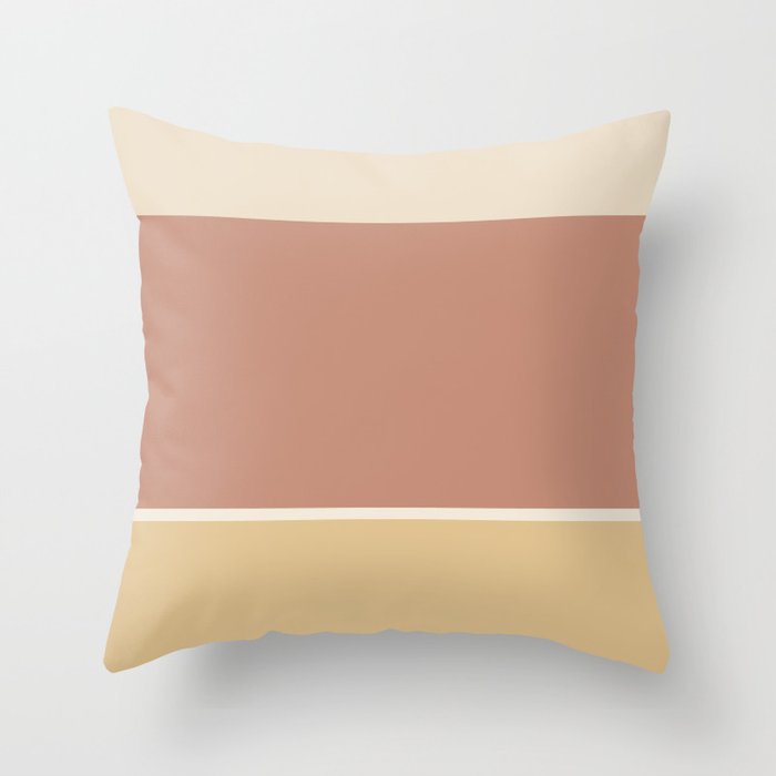 Contemporary Color Block XLII Throw Pillow Gallery Image 6