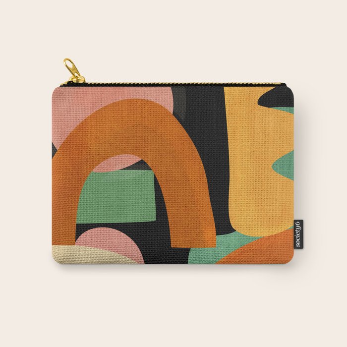Minimal Modern Abstract 32 Carry All Pouch Gallery Image 1