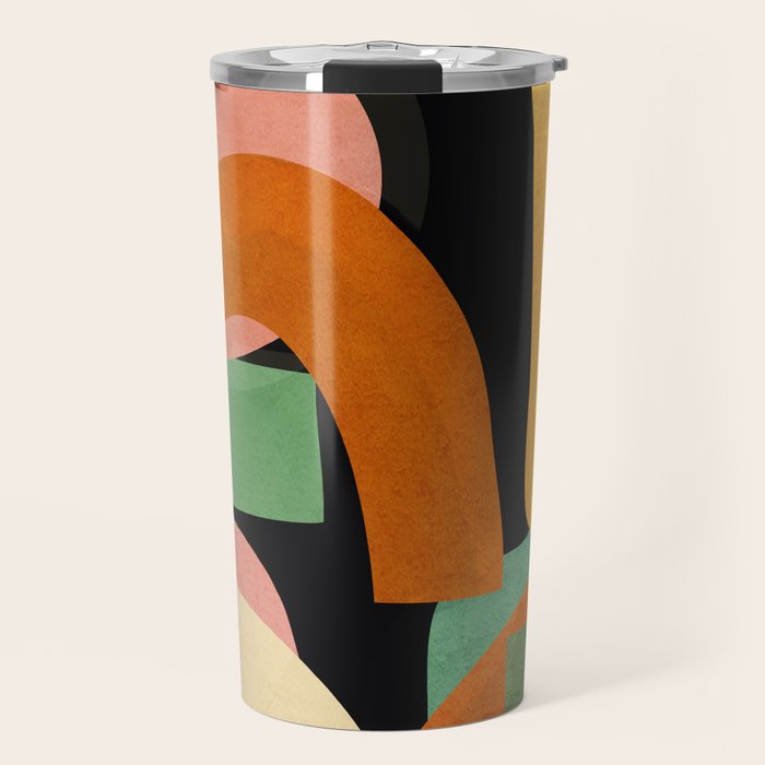 Minimal Modern Abstract 32 Travel Mug Gallery Image 1