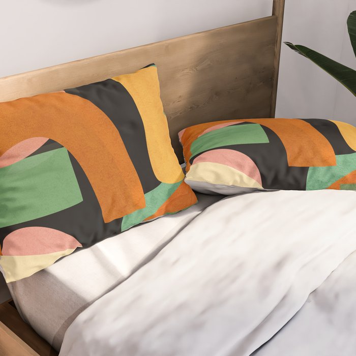 Minimal Modern Abstract 32 Pillow Sham Gallery Image 2