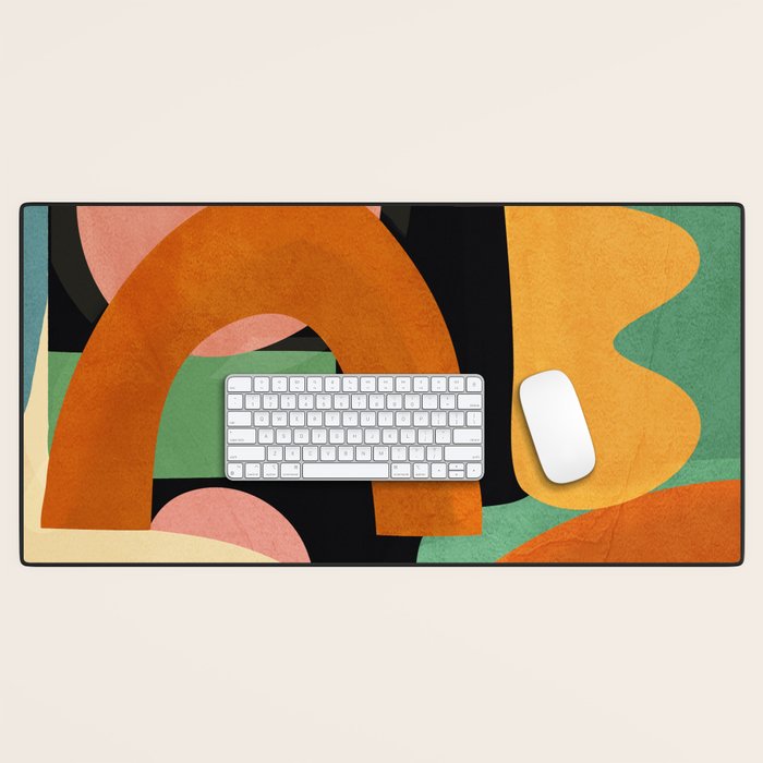 Minimal Modern Abstract 32 Desk Mat Gallery Image 1