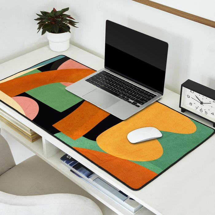 Minimal Modern Abstract 32 Desk Mat Gallery Image 2
