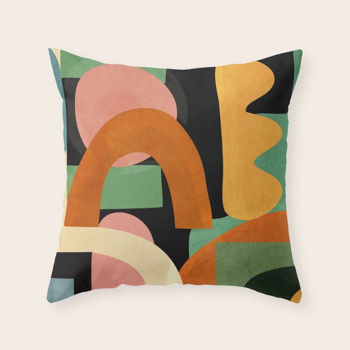 Minimal Modern Abstract 32 Throw Pillow Gallery Image 6