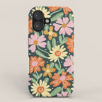 Floral Green iPhone Case Gallery Image 1