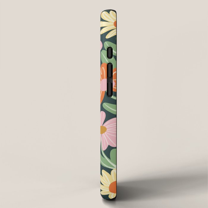 Floral Green iPhone Case Gallery Image 2