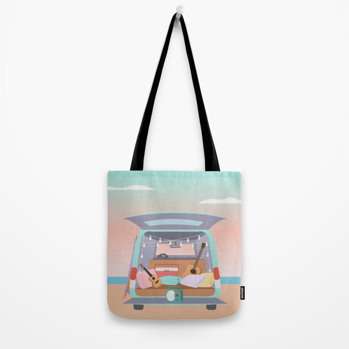 Beach Van Tote Bag Gallery Image 2