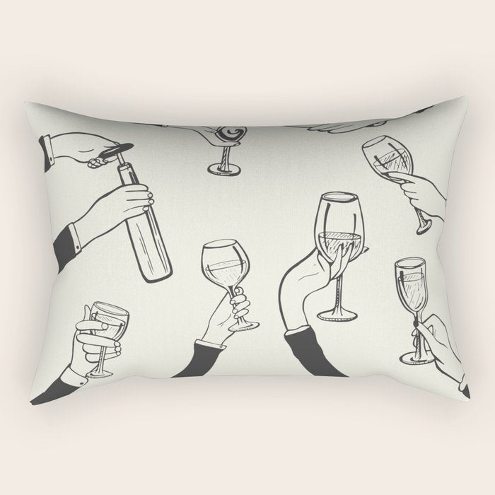 Keep 'Em Coming Rectangular Pillow Gallery Image 1