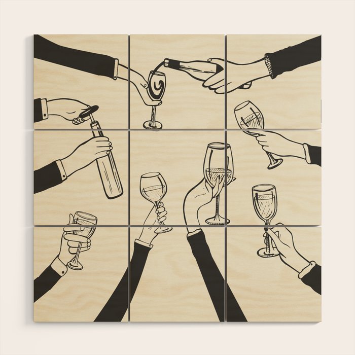 Keep 'Em Coming Wood Wall Art Gallery Image 1