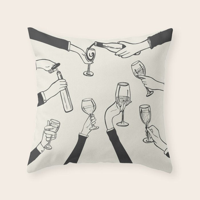 Keep 'Em Coming Throw Pillow Gallery Image 6