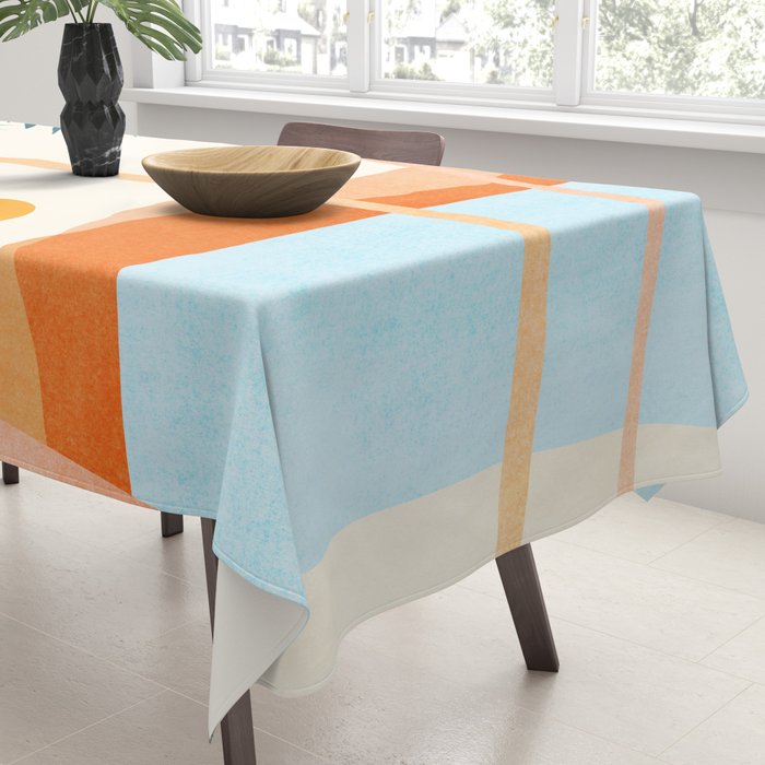 Palm Island Sunset Landscape Tablecloth Gallery Image 3
