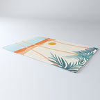 Palm Island Sunset Landscape Rug Gallery Image 3