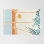 Palm Island Sunset Landscape Rug Gallery Image 2