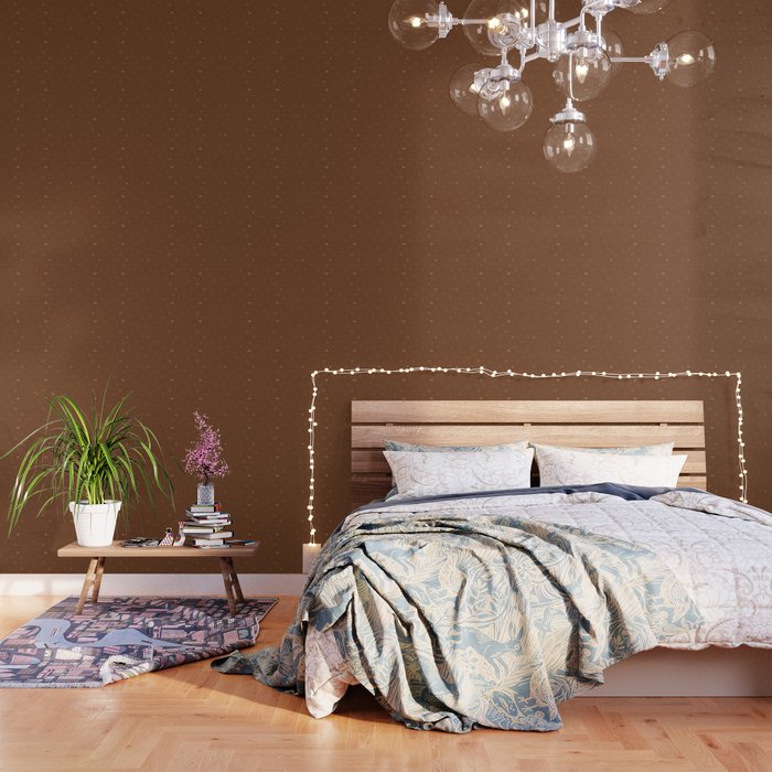Southwestern Symbolic Pattern in Rust & Tan Wallpaper Gallery Image 3