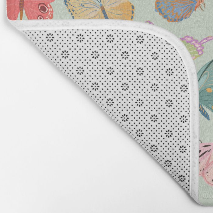 Butterflies and Moths  Bath Mat Gallery Image 2