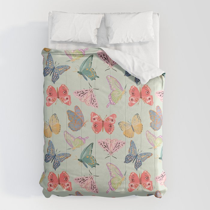 Butterflies and Moths  Comforter Gallery Image 1