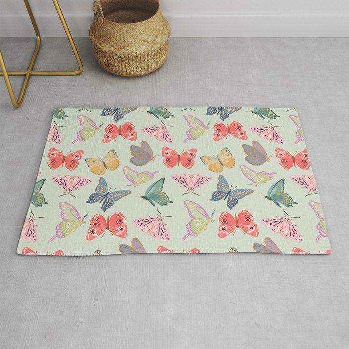 Butterflies and Moths  Rug Gallery Image 1