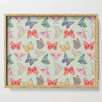Butterflies and Moths  Serving Tray Gallery Image 1