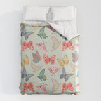 Butterflies and Moths  Duvet Cover Gallery Image 6