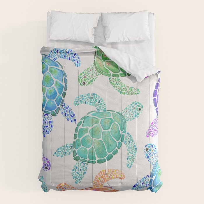 Sea Turtle - Colour Comforter Gallery Image 6