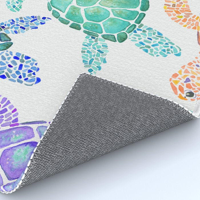 Sea Turtle - Colour Rug Gallery Image 4