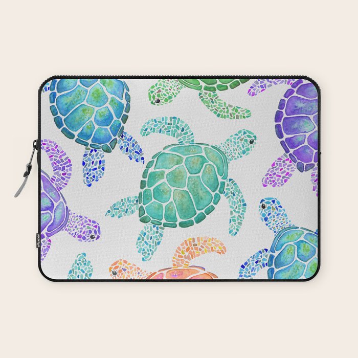 Sea Turtle - Colour Laptop Sleeve Gallery Image 1