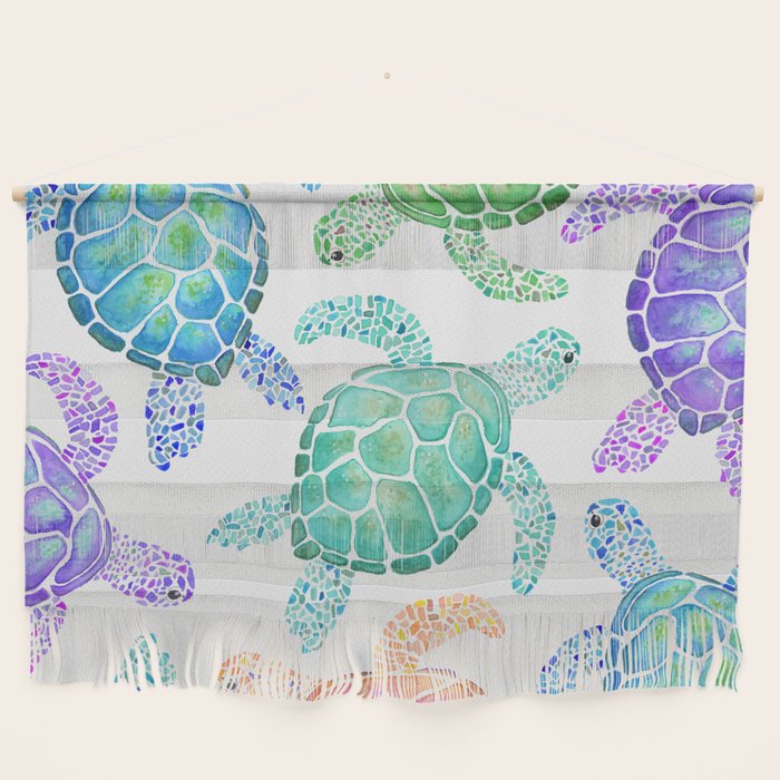 Sea Turtle - Colour Wall Hanging Gallery Image 1