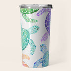 Sea Turtle - Colour Travel Mug Gallery Image 2