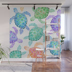 Sea Turtle - Colour Wall Mural Gallery Image 1
