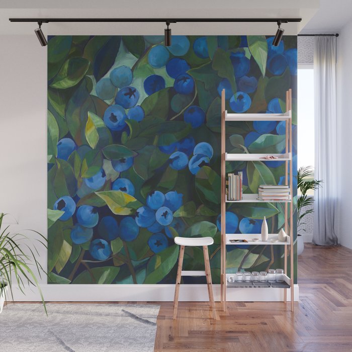 A Blueberry View Wall Mural Gallery Image 1