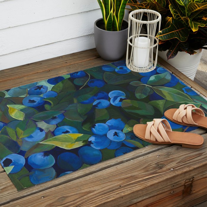 A Blueberry View Outdoor Rug Gallery Image 2