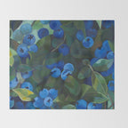 A Blueberry View Throw Blanket Gallery Image 2