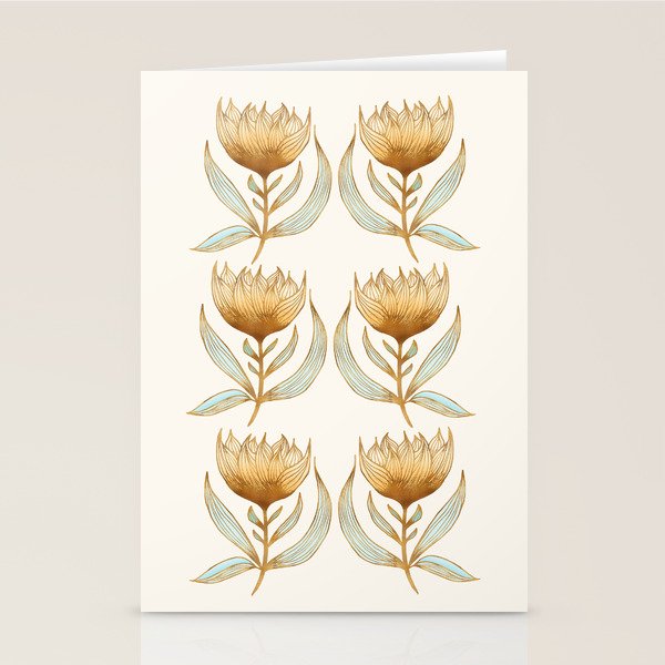 Bohemian Sunflowers II Stationery Card Gallery Image 1