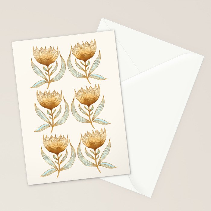 Bohemian Sunflowers II Stationery Card Gallery Image 2
