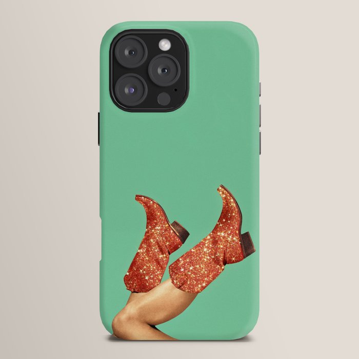 These Boots - Glitter Showgirl Orange iPhone Case Gallery Image 16