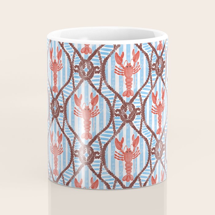 Coastal Lobster Elegance Coffee Mug Gallery Image 4