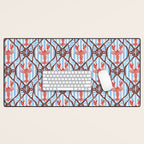 Coastal Lobster Elegance Desk Mat Gallery Image 1