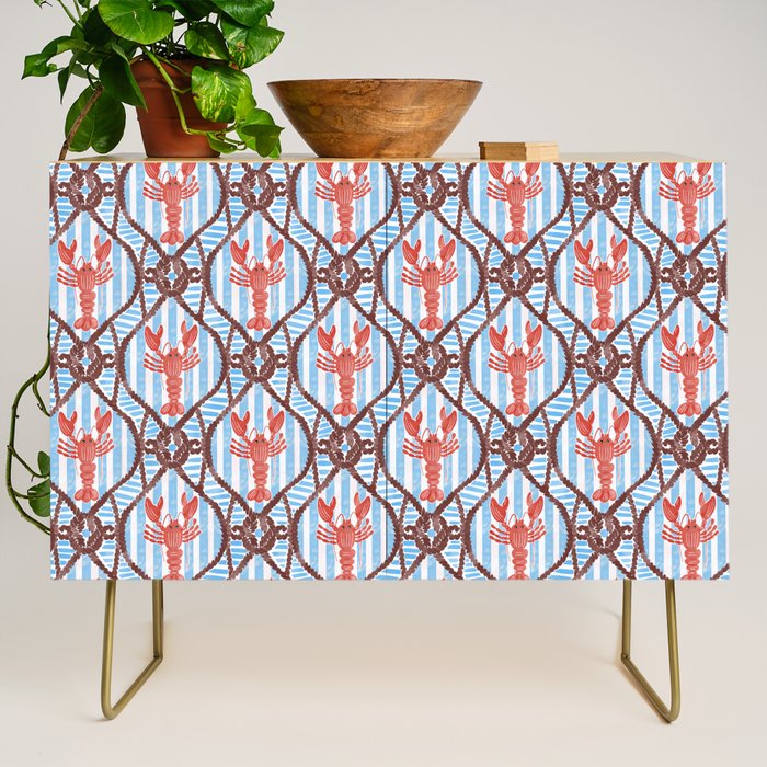 Coastal Lobster Elegance Credenza Gallery Image 1