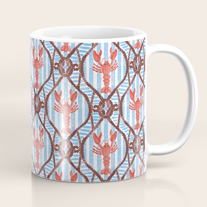 Coastal Lobster Elegance Coffee Mug Gallery Image 1