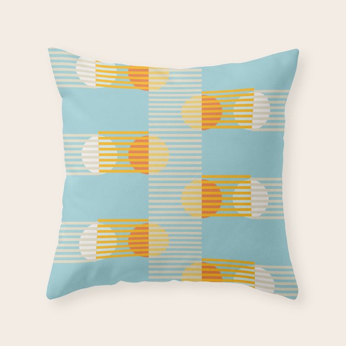 Sun and Moon Throw Pillow Gallery Image 1