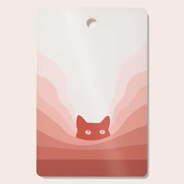 Cat Landscape 78 Cutting Board Gallery Image 1