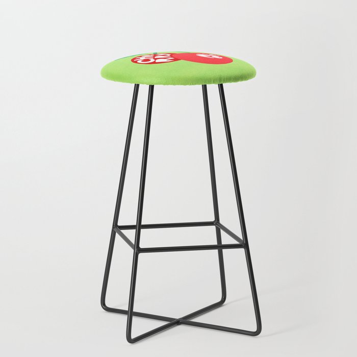 Big fruit Cherry duo with fun pun 'Cherry Nice'  Stool Gallery Image 1