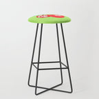 Big fruit Cherry duo with fun pun 'Cherry Nice'  Stool Gallery Image 1