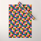 Bold Colorful Checks Pattern - Small XVII Wrapping Paper Gallery Image 1