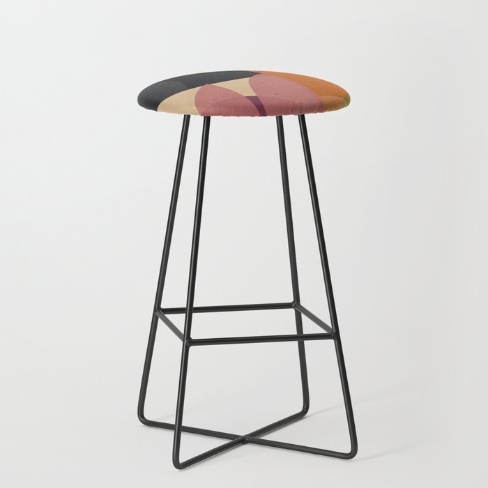 Modern Abstract Art 80 Stool Gallery Image 1