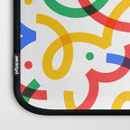 Colorful fun line doodle art pattern Laptop Sleeve Gallery Image 3